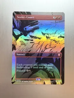 Sozin’s Comet - 309 - MTG Avatar: The Last Airbender - Mythic - Borderless FOIL - Image 1