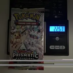 VERY HEAVY! 22.57g Prismatic Evolutions Pokemon TCG Booster Pack (SEALED)✅ - Image 1