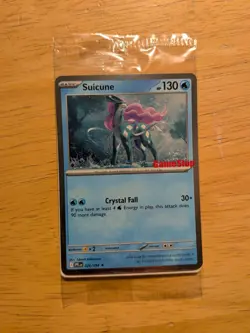 Pokemon Phantasmal Flames Suicune GameStop Exclusive Promo Card 026/094 SEALED! - Image 3