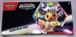 Pokemon TCG Scarlet and Violet Prismatic Evolutions Surprise Box Factory Sealed - Image 1
