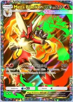 Pokemon TCG Pocket MEGA Blaziken ex FULL ART card (ENG) for trade - Image 1