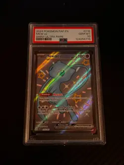 PSA 10 GEM MT Mew ex 216/091 SV: Paldean Fates Holo Pokemon TCG - Image 2