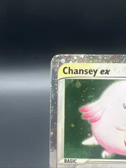 Chansey EX 96/109 Ruby and Sapphire HOLO SWIRL HP Pokemon TCG - Image 2