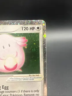 Chansey EX 96/109 Ruby and Sapphire HOLO SWIRL HP Pokemon TCG - Image 4