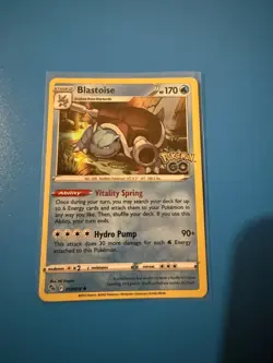 Blastoise - 017/078 - Pokemon Go 2022 - Stamped Holo Rare - Pokemon TCG LP/NM - Image 1