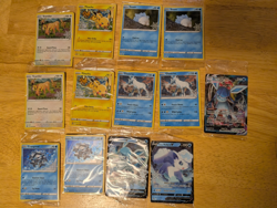 Pokemon TCG 2023 Holiday Calendar Sealed Stamped Lot Glaceon VMAX 41/203 - Image 3