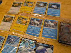 Pokemon TCG 2023 Holiday Calendar Sealed Stamped Lot Glaceon VMAX 41/203 - Image 4