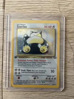 Snorlax 11/64 1st Edition Holo Rare Jungle Pokemon Card TCG - Vintage 1999 - Image 1