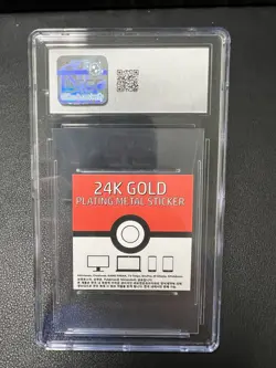 Jolteon Pokemon Candy Stickers 24k Gold Plating GM9 Very Rare Low Pop - Image 3