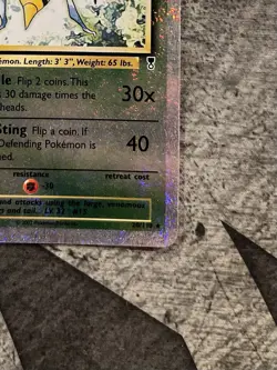 Pokemon TCG Beedrill 20/110 Legendary Collection Reverse Holo Rare LP Condition - Image 5