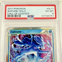 2011 Pokemon TCG Call of Legends Suicune Ultra Rare Holo SL11 PSA 6 Excellent - Image 3