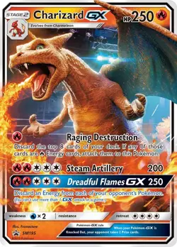 Charizard GX SM195 Sm Holo for sale online - Image 2