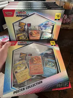 Pokemon TCG Prismatic Evolutions Poster Collections (lot of 6) Factory Sealed - Image 1