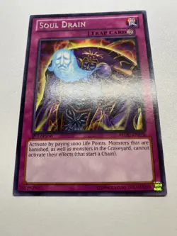 Yu-Gi-Oh! Soul Drain Rare 1st Edition REDU-EN078 MP - Image 1