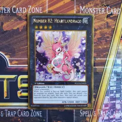 1x Number 82: Heartlandraco - Gold Secret Rare - PGLD-EN025 - 1st Ed - LP - Image 1