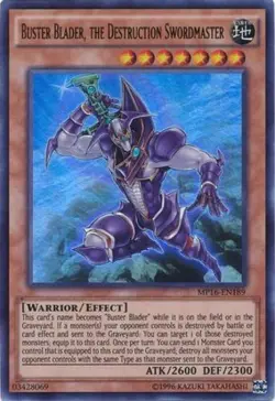 Yugioh! LP Buster Blader, the Destruction Swordmaster - MP16-EN189 - Ultra Rare - Image 1