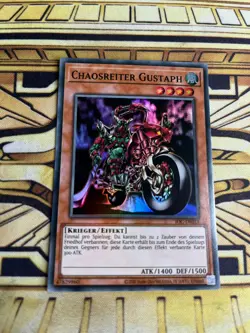 Yugioh Chaosreiter Gustaph IOC-DE018 Super Rare - Image 1