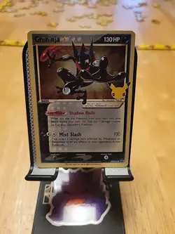 Pokemon Greninja TCG Gold Star Holo Card SWSH144 Celebrations Promo - Image 1