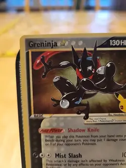 Pokemon Greninja TCG Gold Star Holo Card SWSH144 Celebrations Promo - Image 3