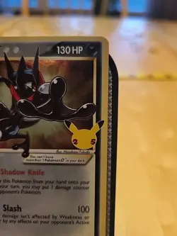 Pokemon Greninja TCG Gold Star Holo Card SWSH144 Celebrations Promo - Image 4