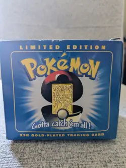MEWTWO Pokemon 23K Gold Plated Trading Card 1999 Burger King Limited Edition - Image 3
