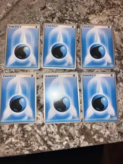 6 Water Energy 2008 World Championship Decks Dylan Lefavour Pokemon Card TCG LP - Image 1