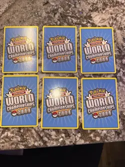 6 Water Energy 2008 World Championship Decks Dylan Lefavour Pokemon Card TCG LP - Image 2