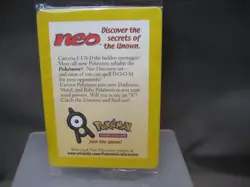 POKEMON 2001 MOVIE SEALED PROMO NEO TRADING CARD m - Image 2