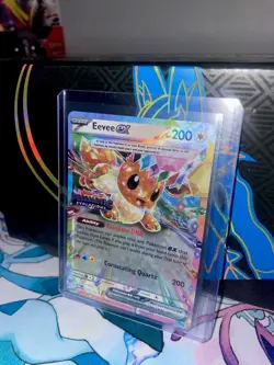 Pokemon Eevee EX Holo TCG Card 075/131 Prismatic Evolutions Stamped Promo NM - Image 3