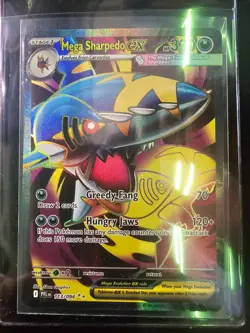 Mega Sharpedo EX 113/094 Phantasmal Flames Full Art English Pokemon Tcg Card - Image 1