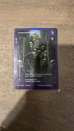 Wonders of The First CCG Cryptreach Province Common Foil Card #323/401 08/99 LP - Image 1