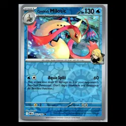 Cynthia's Milotic 053/182 Reverse Holo - Destined Rivals Pokemon Card - Image 1