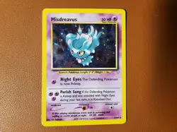 Misdreavus 11/64 Neo Revelation Pokemon Card Holo Rare TCG MP WOTC - Image 1