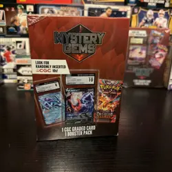 Pokemon TCG Mystery Gems Box-1 CGC Graded Card + 1 Booster Pack - Image 2