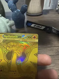 Mega Charizard X EX Phantasmal Flames 130/94 Mega Ultra Rare Gold Card - Image 2