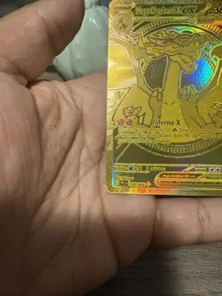 Mega Charizard X EX Phantasmal Flames 130/94 Mega Ultra Rare Gold Card - Image 4