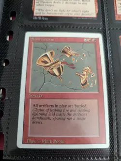Shatterstorm SP Revised Edition MTG Magic the Gathering Red English Card - Image 1