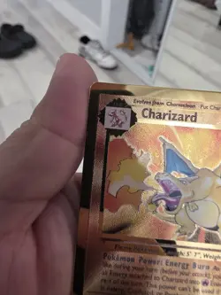 Pokemon Celebrations Gold Metal Charizard Card 4/102 Premium Collection - Image 5