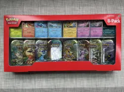 Pokemon TCG Prismatic Evolutions Costco 8 Mini-Tin Bundle w/ Promo Cards NEW - Image 1