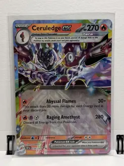 Ceruledge EX 036/191 Double Rare Pokemon TCG Card Surging Sparks - Image 1