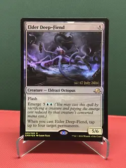 Elder Deep-Fiend Prerelease Cards Foil - Image 1