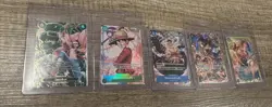 One piece Carry On His Will cards English near mint Luffy,Sabo, Smoker - Image 1