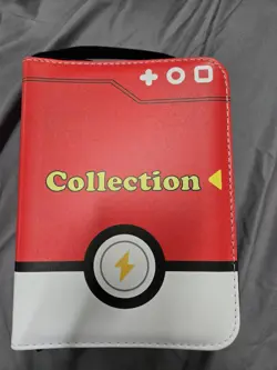 Pokemon Card Binder Album Holder Red Pokeball Design - Image 1