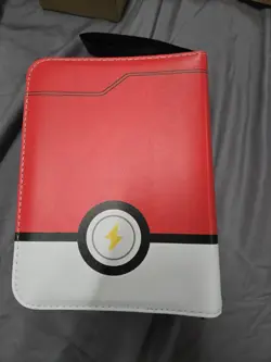 Pokemon Card Binder Album Holder Red Pokeball Design - Image 3