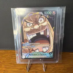 One Piece Card Game TCG Marshall D. Teach OP09-081 Alt Art Leader English - Image 3