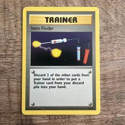 Pokemon TCG Base Set Item Finder 74/102 Regular Rare Card NM Never Played 🔥 - Image 1