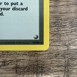 Pokemon TCG Base Set Item Finder 74/102 Regular Rare Card NM Never Played 🔥 - Image 4