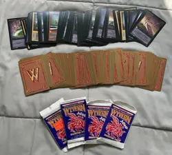 1994 Wyvern Trading Cards - Large Lot + 4 Unopened Packs Limited Edition - Image 1