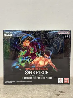 One Piece Card Game OP-06 Wings Of The Captain Booster Box New & Sealed English. - Image 1