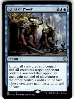 Reins of Power Commander Legends: Battle for Baldur's Gate Regular MTG - Image 1